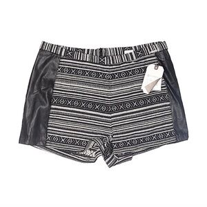 Element | Black Gray Aztec Print High Waist Shorts